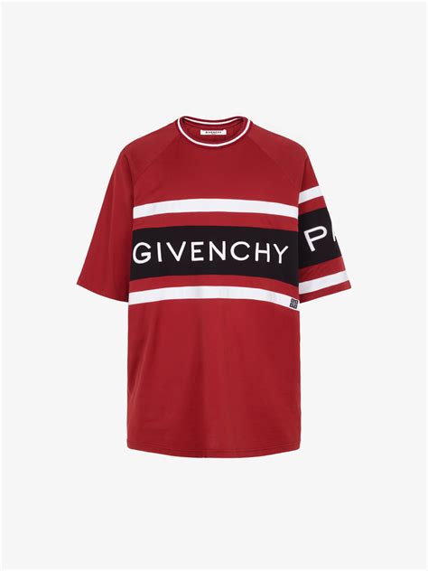 givenchy shirt with contrast|GIVENCHY 4G contrasting slim T.